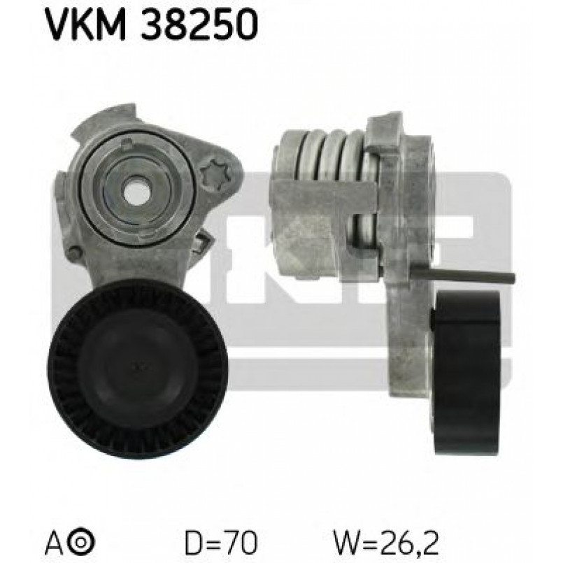 VKM 38250 SKF Натягувач поліклинового ременя